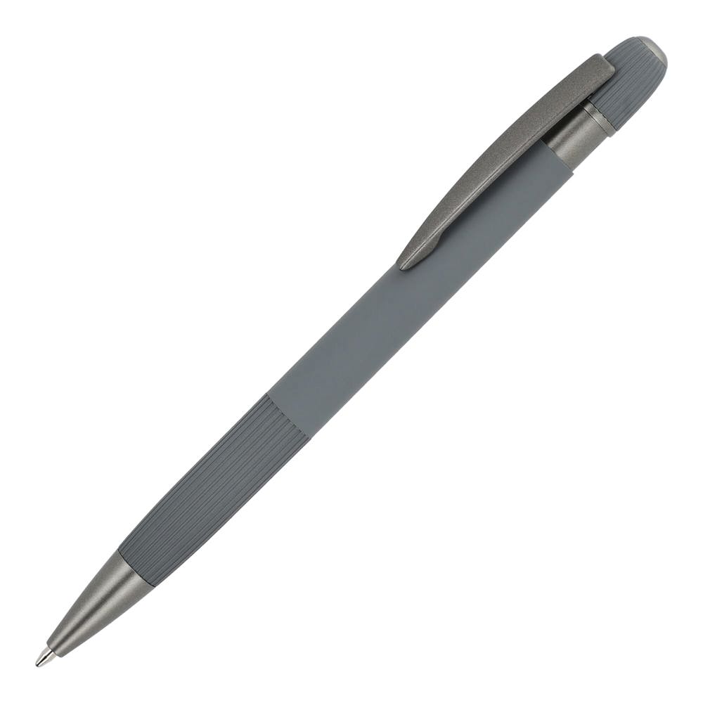 Aluminium balpen Toulouse Softtouch - Grijs