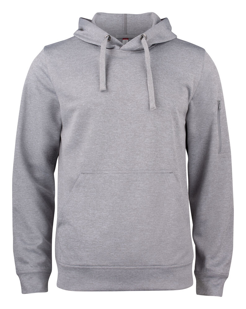 Clique - Basic Active Hoody - Grijs-melange