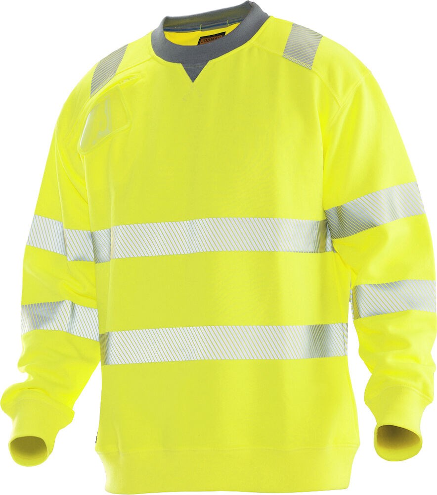 Jobman - 5123 Hi-Vis Sweatshirt Geel XL