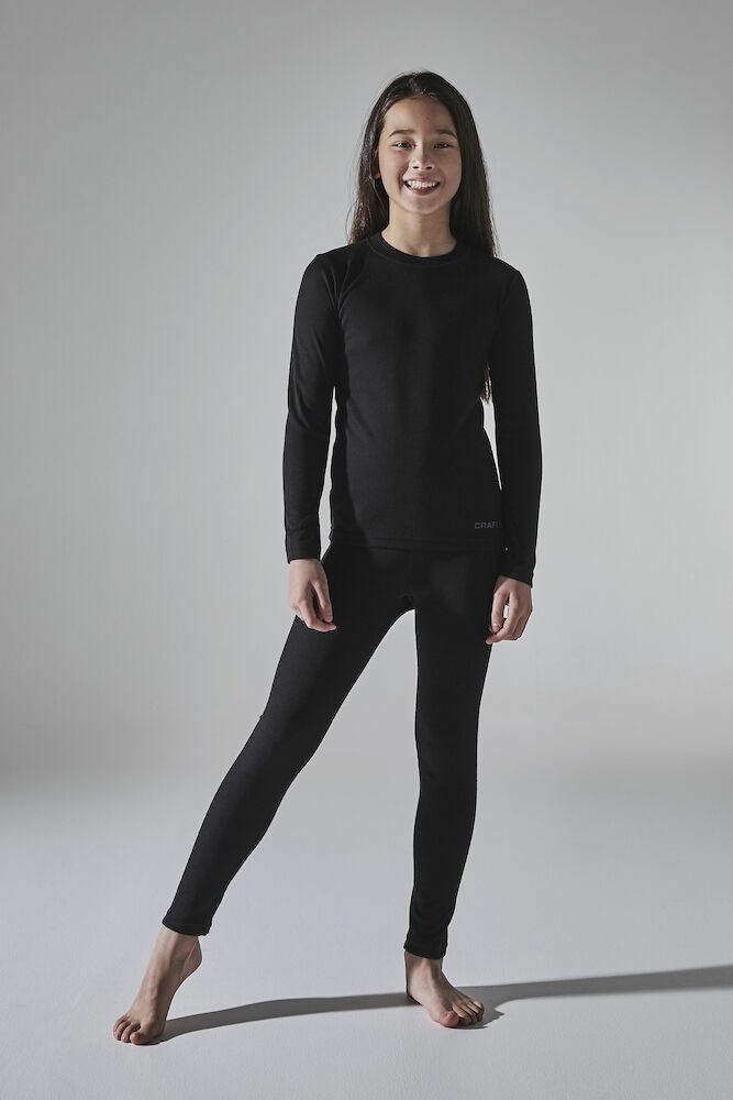 Craft - CORE Warm Baselayer Set J Black 134/140