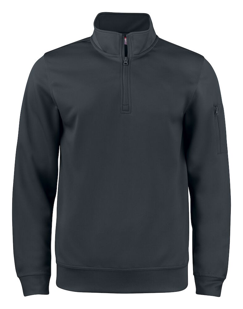 Clique - Basic Active Half Zip Zwart XS