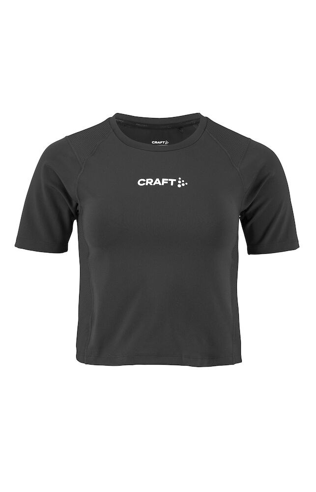 Craft - Rush 2.0 Crop Tee W Black XS Craft - Rush 2.0 Crop Tee W Black XS