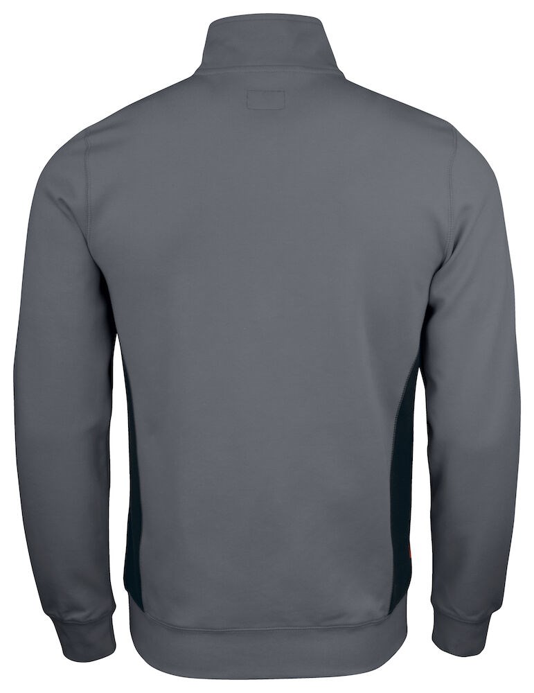 Jobman - 5401 Halfzip Sweatshirt Donkergrijs/Zwart XXL