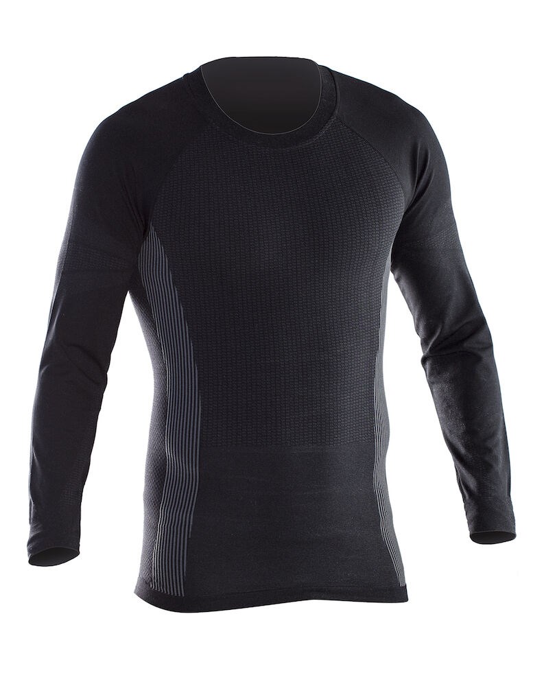 Jobman - 5580 Sweater Next To Skin Donkergrijs/Zwart M