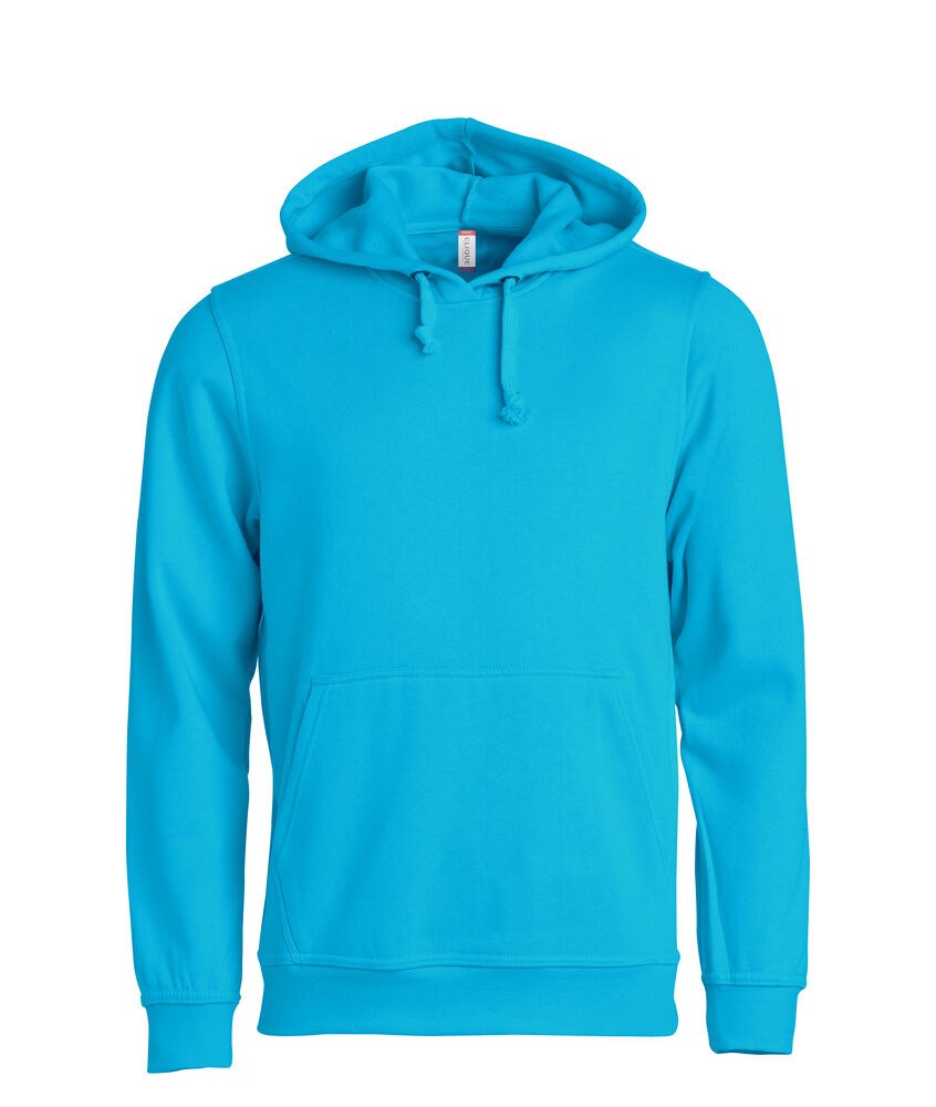 Clique - Basic Hoody Licht-blauw XXL - Turquoise