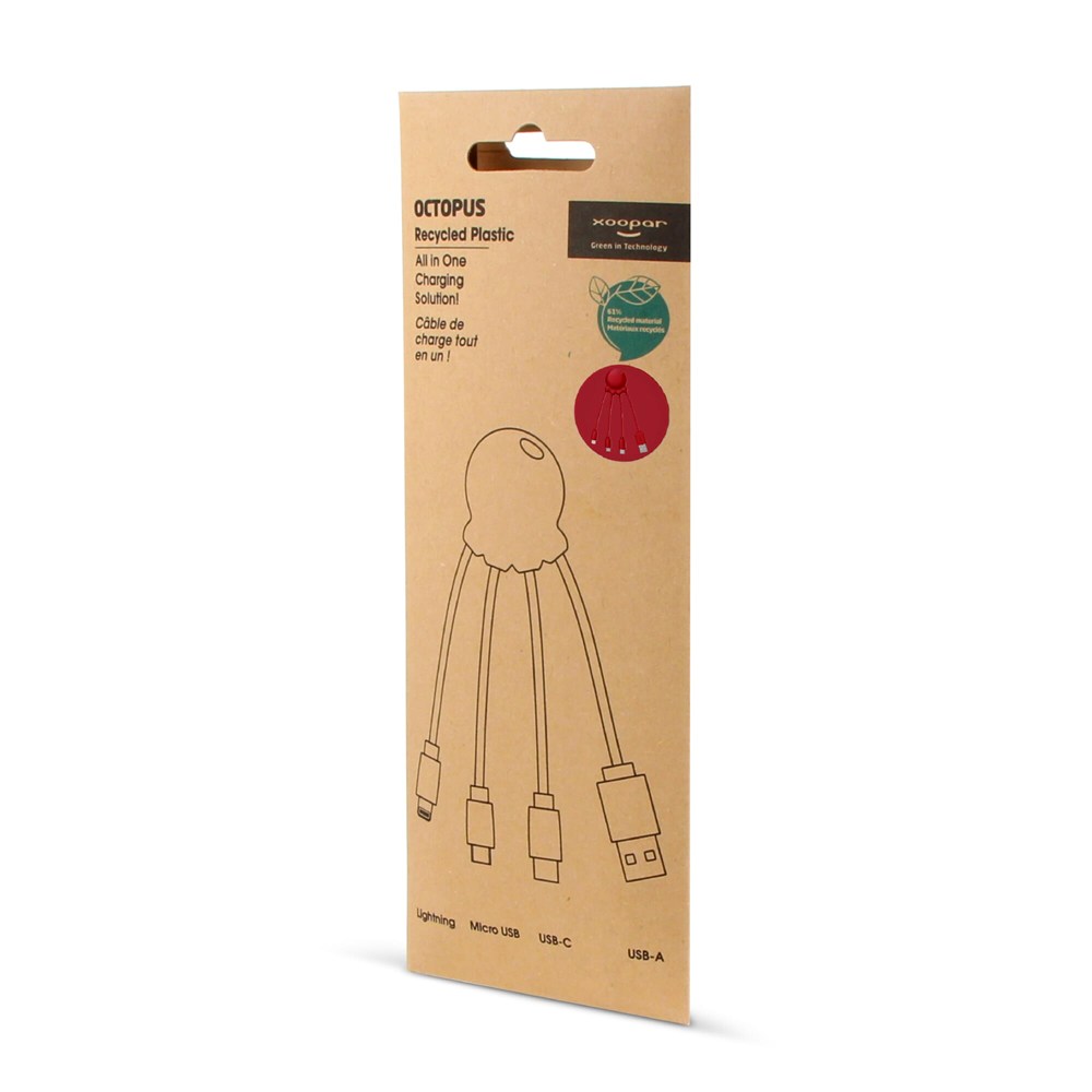 2087 | Xoopar Eco Octopus Oplaadkabel