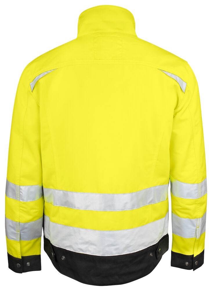 Jobman - 1231 Hi-Vis Jacket Geel/Zwart S