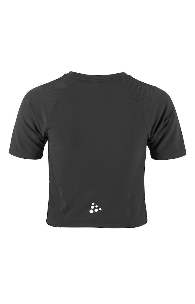 Craft - Rush 2.0 Crop Tee W Black XS Craft - Rush 2.0 Crop Tee W Black XS