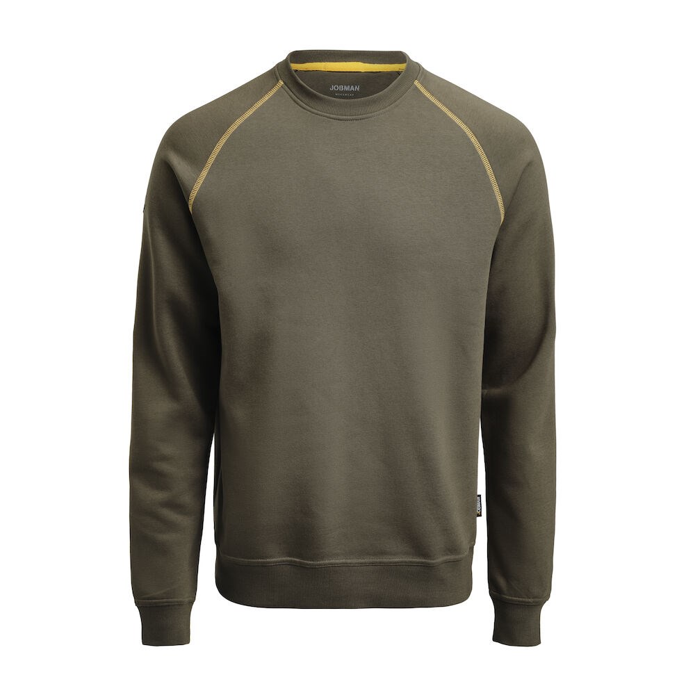 Jobman - 5140 Sweatshirt olijfgroen L