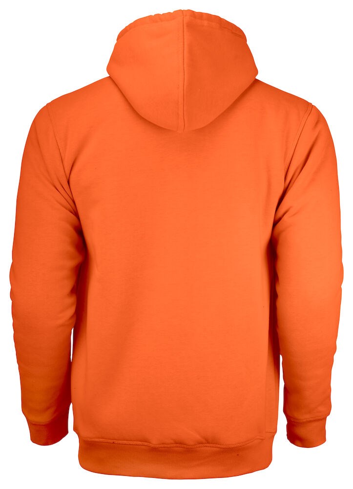 Jobman - 5154 Vintage Hoodie Lined Oranje/Donkergrijs M