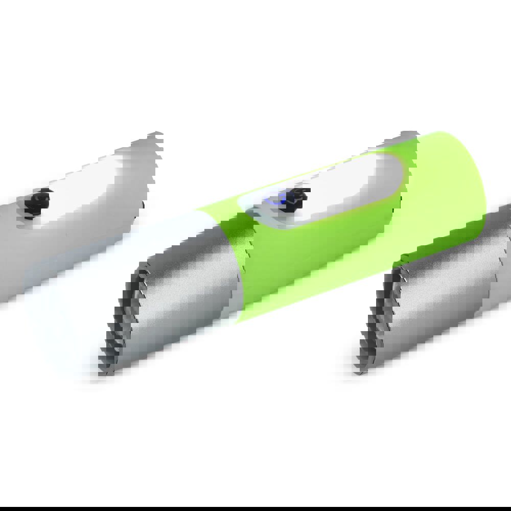 Oplaadbare 10 W LED-zaklamp met zoomfunctie 300 lm - Lichtgroen