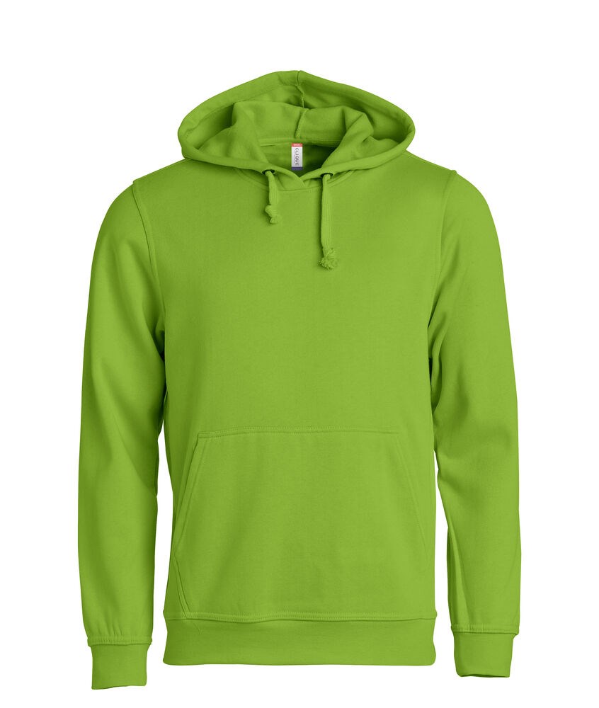 Clique - Basic Hoody Licht-blauw XXL - Licht-groen