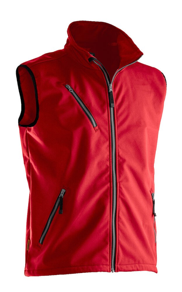 Jobman - 7502 Softshell Vest Rood 4XL