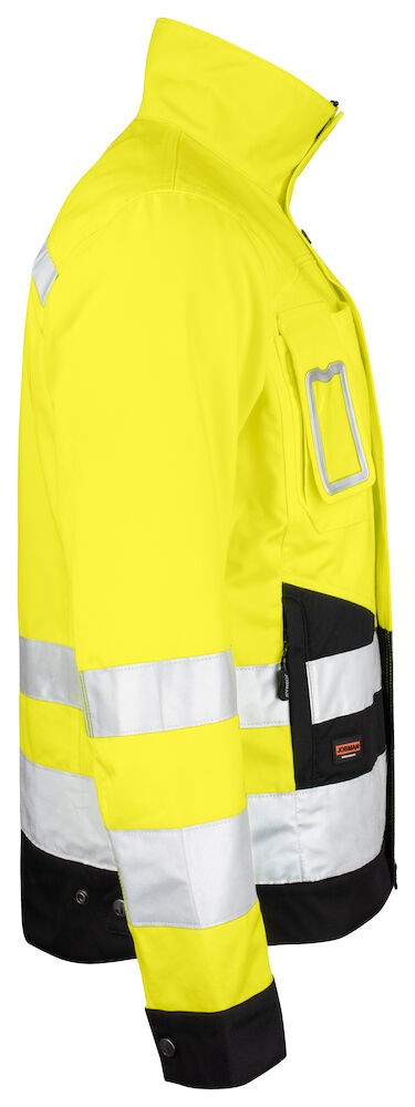 Jobman - 1231 Hi-Vis Jacket Geel/Zwart S