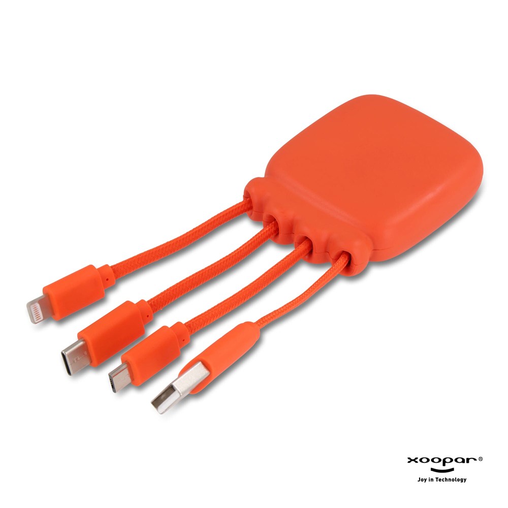 3192 | Xoopar Octopus Gamma 2 Powerbank met Bio Oplaadkabel 3000mAh 
