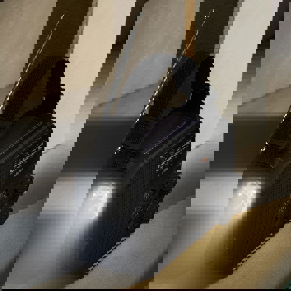 Philips TAR1609 Noodradio met Analoge FM/AM-tuner en Zaklamp