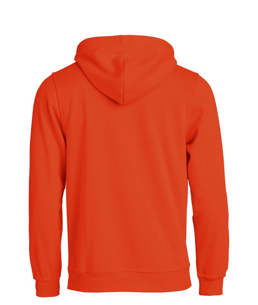 Clique - Basic Hoody Diep-oranje 3XL