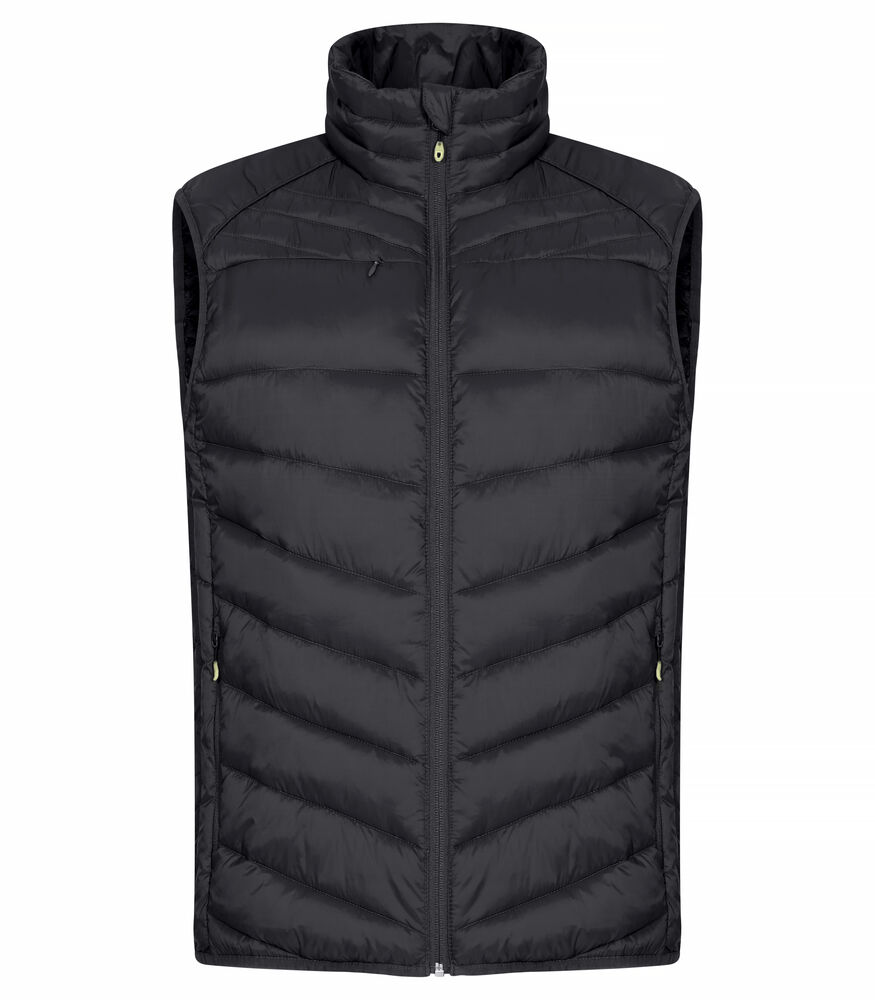 Clique - Idaho Vest Mistblauw 3XL - Zwart