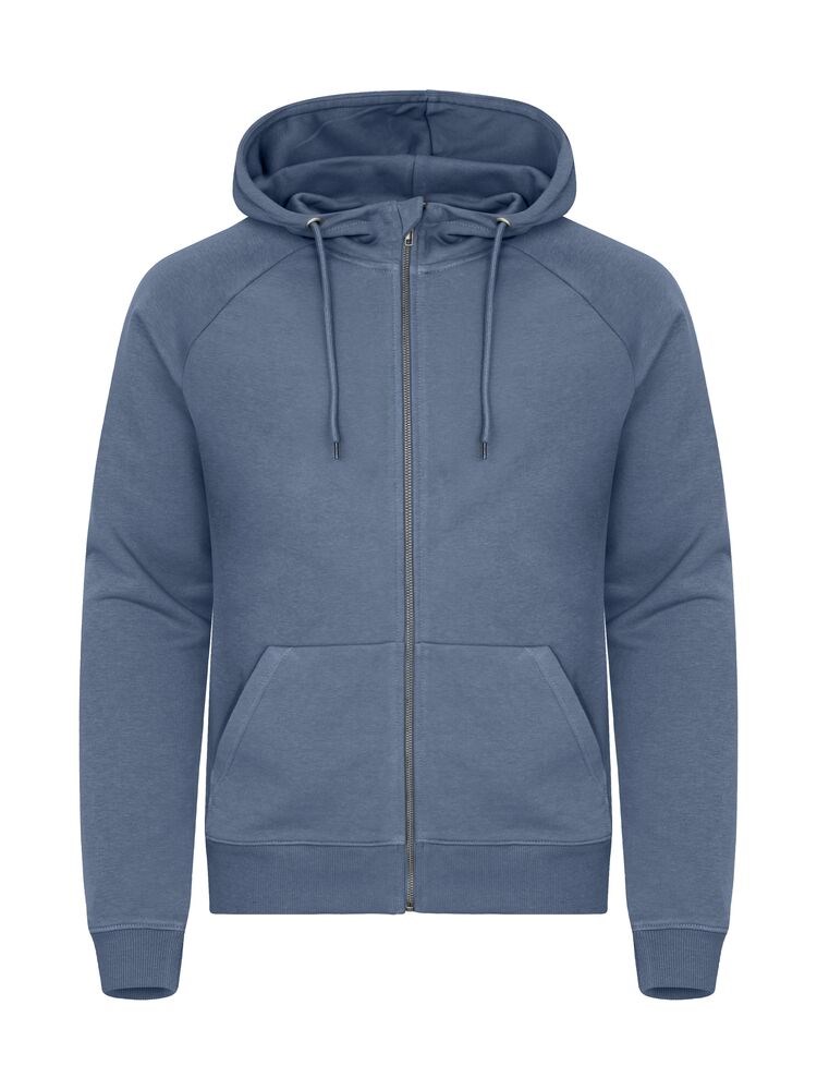 Clique - Miami PRO Hoody Full Zip Zwart XXL - Staalblauw