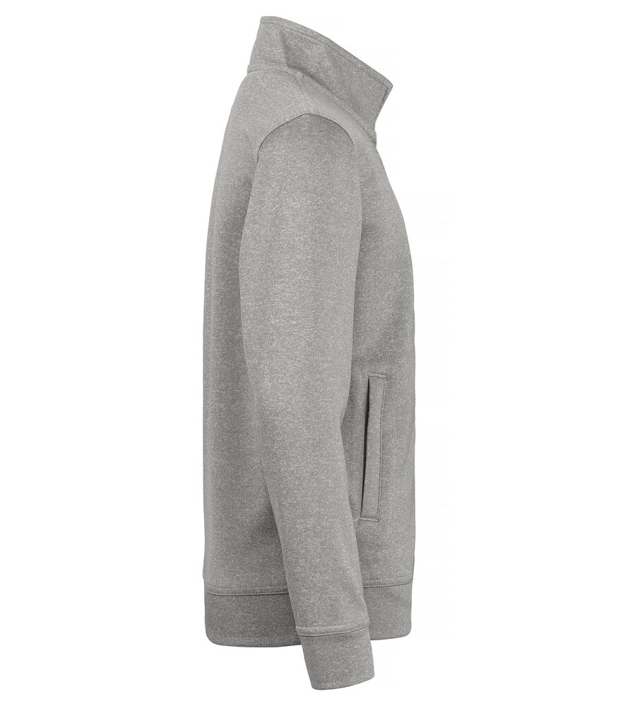 Clique - Basic Active Cardigan Junior Grijs-melange 100