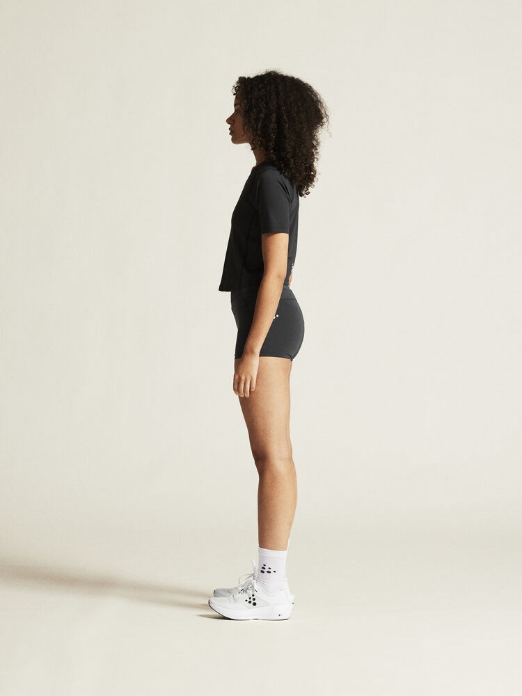 Craft - Rush 2.0 Crop Tee W Black XS Craft - Rush 2.0 Crop Tee W Black XS