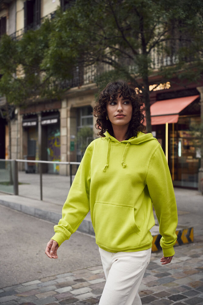 Clique - Basic Hoody Signaal-geel S