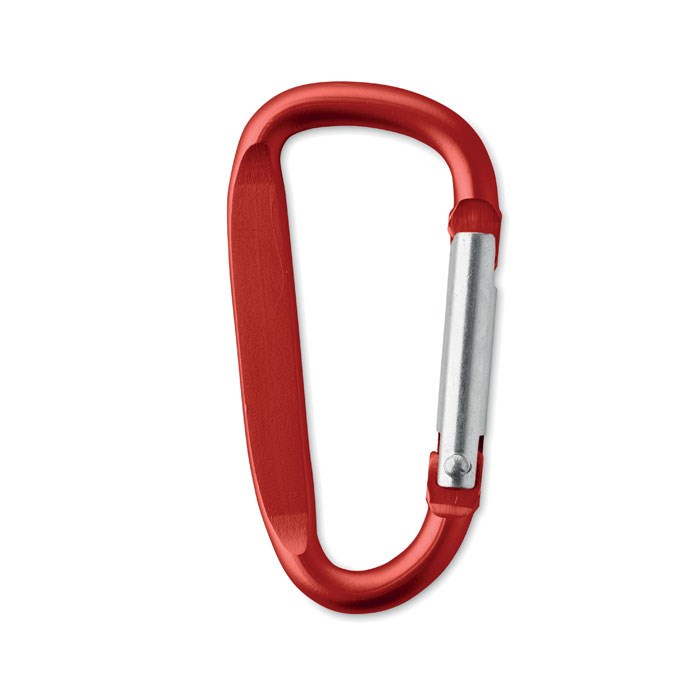 GANCHO - Karabijnhaak van aluminium. - Rood