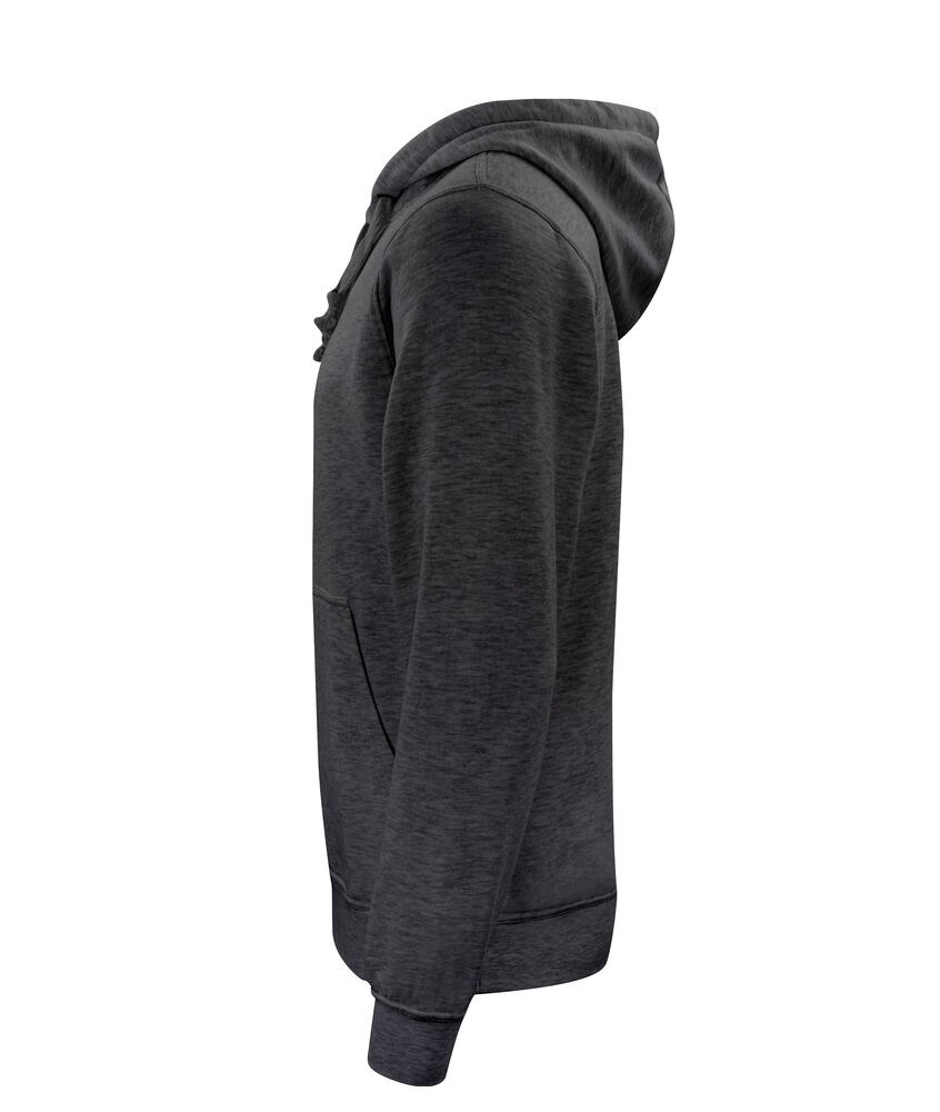 Clique - Basic Hoody Antraciet Melange 3XL