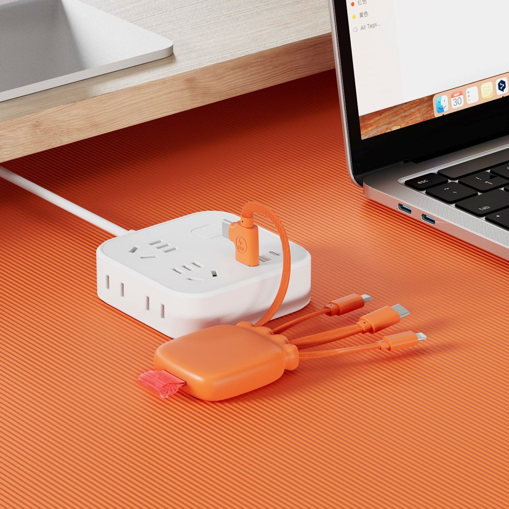 3192 | Xoopar Octopus Gamma 2 Powerbank met Bio Oplaadkabel 3000mAh 