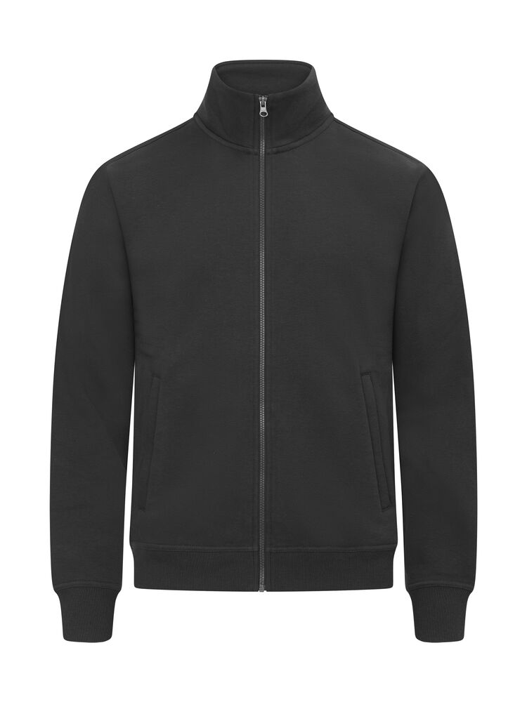 Clique - Miami Cardigan Grijsmelange XXL - Zwart