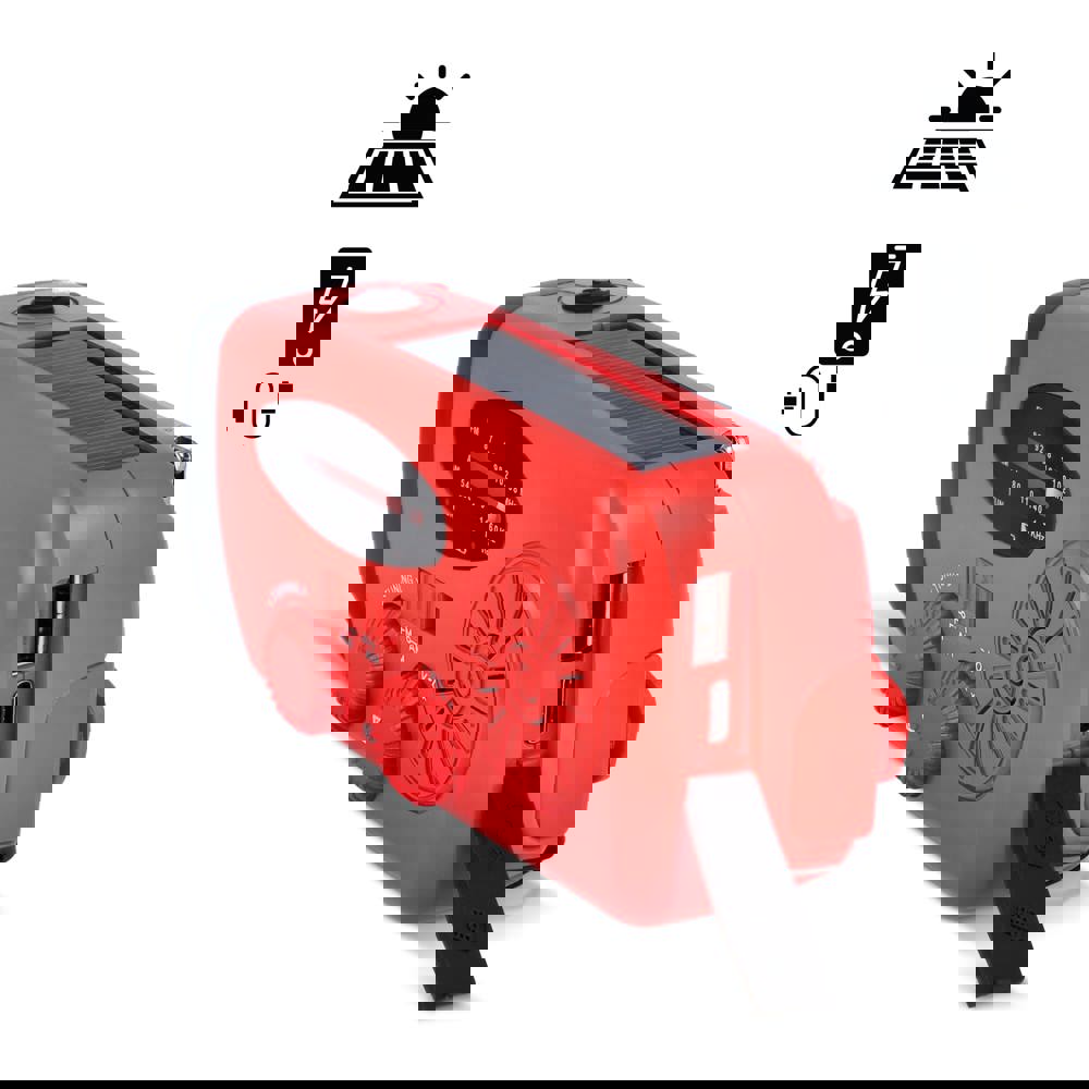 SafeSound Noodradio met Zonne-energie en Opwindbaar
