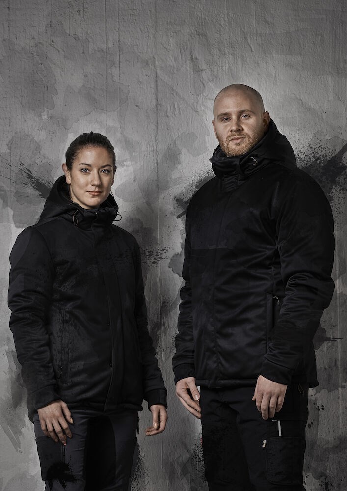 Jobman - 1040 Winter Jacket Softshell Zwart L