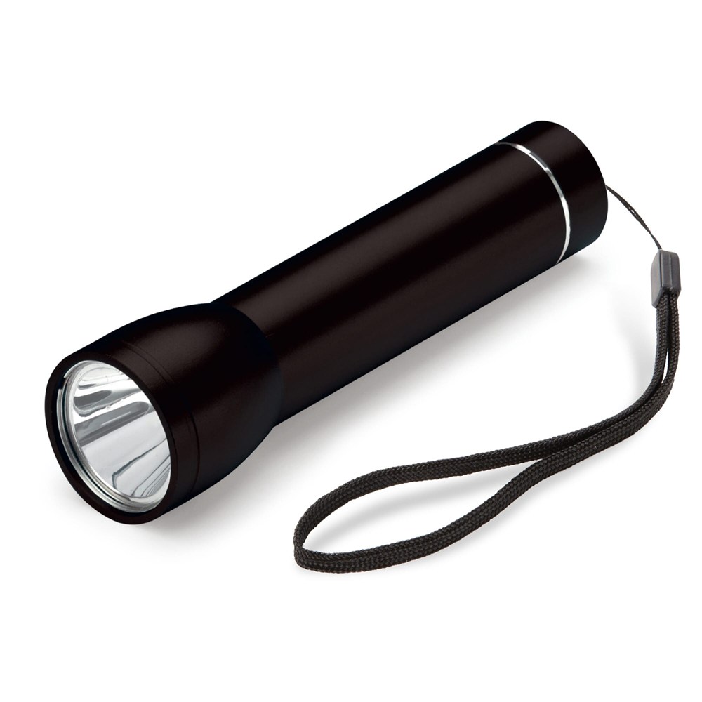 Powerbank zaklamp 2200mAh - Zwart