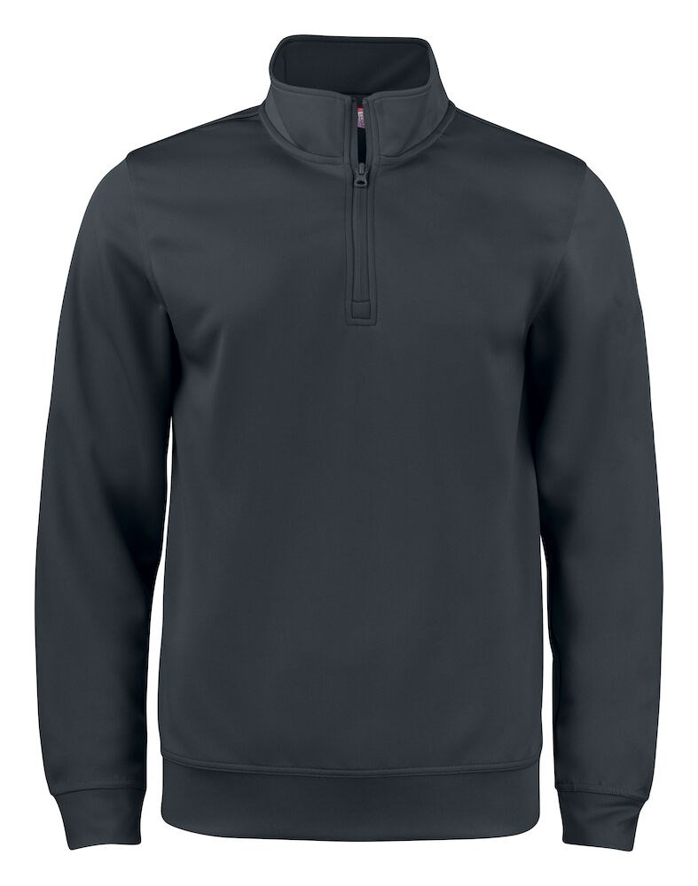 Clique - Basic Active Half Zip Junior Zwart 110-120