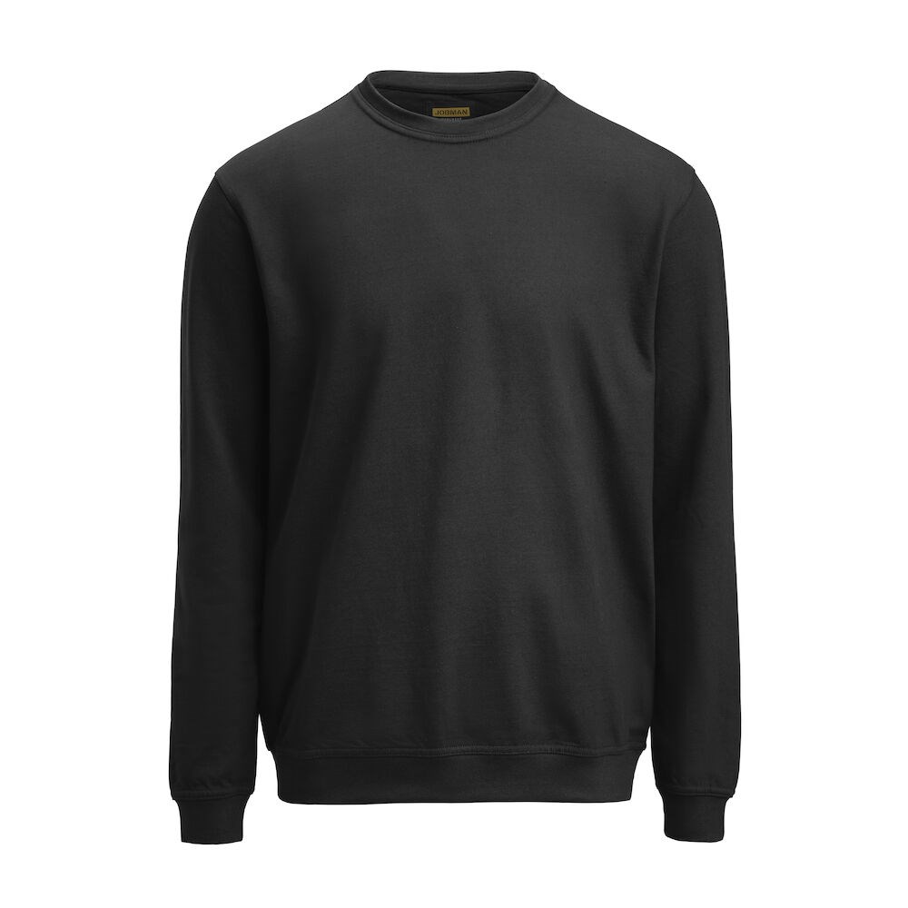 Jobman - 5120 Roundneck Sweatshirt Zwart M