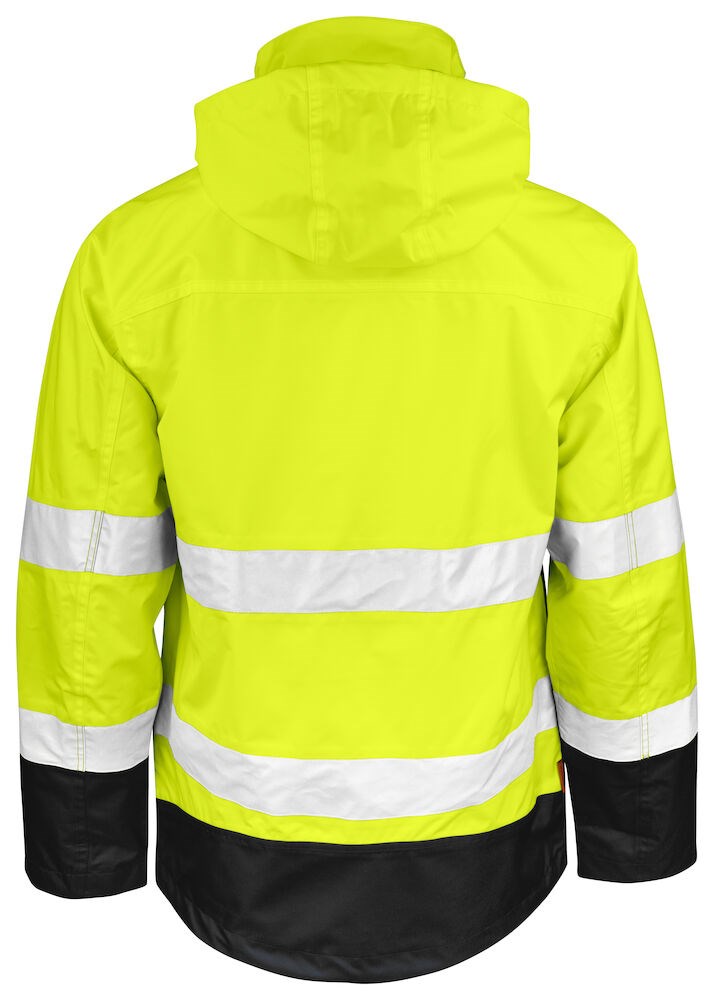 Jobman - 1283 Hi-Vis Shell Jacket Geel/Zwart 4XL