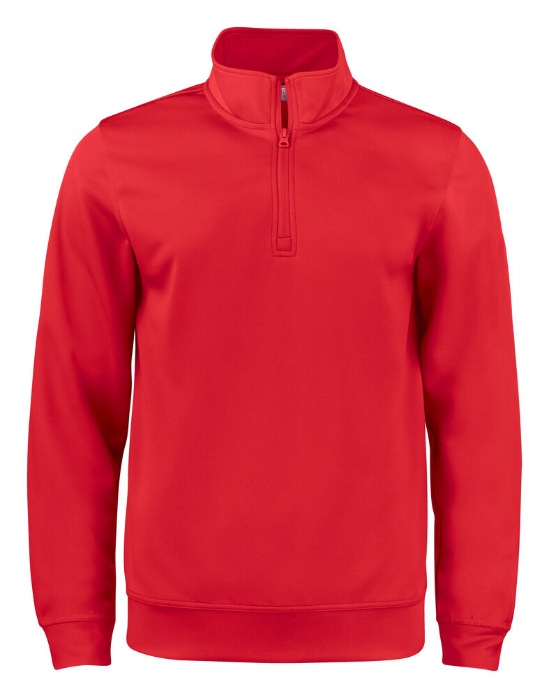 Clique - Basic Active Half Zip Junior - Rood