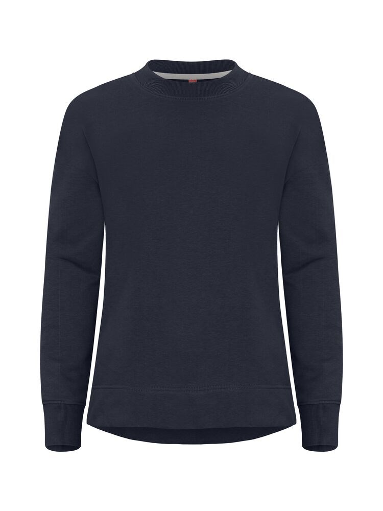 Clique - Miami PRO Roundneck Women Grijsmelange L - Dark Navy