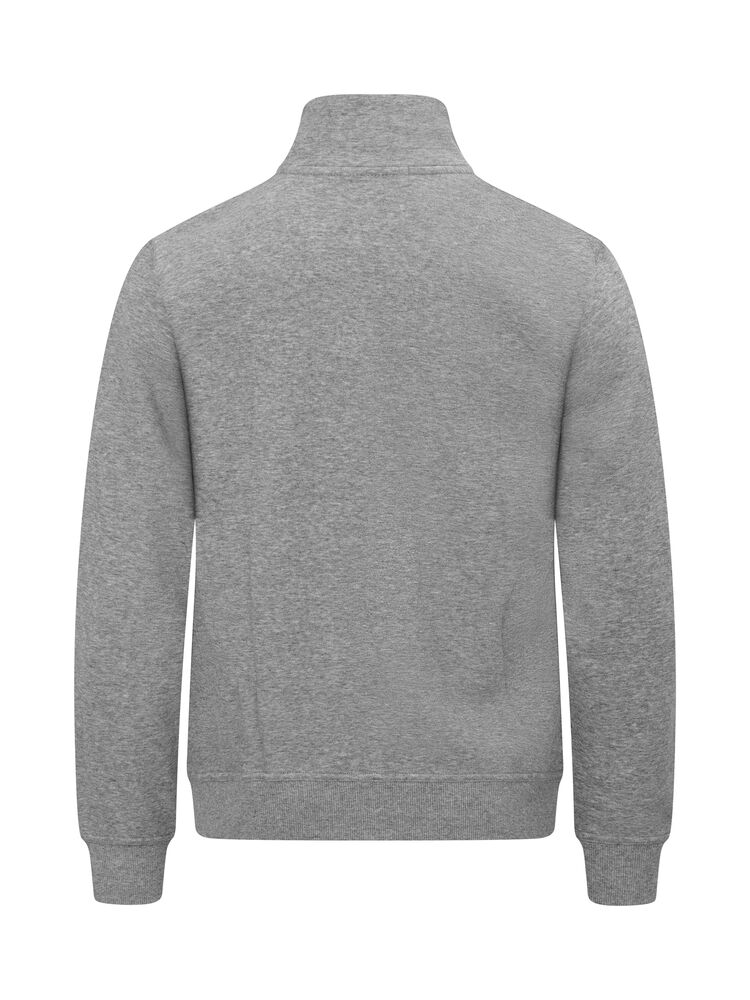 Clique - Basic Half Zip Grijs-melange M