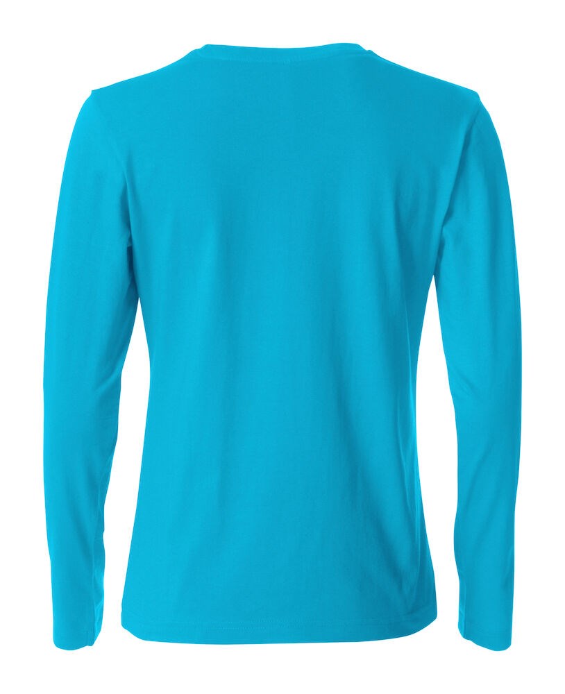 Clique - Basic-T L/S Women Turquoise XL