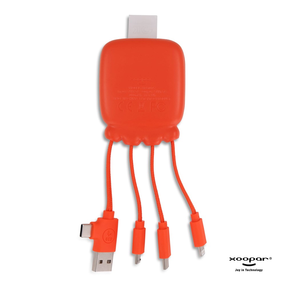 3192 | Xoopar Octopus Gamma 2 Powerbank met Bio Oplaadkabel 3000mAh 