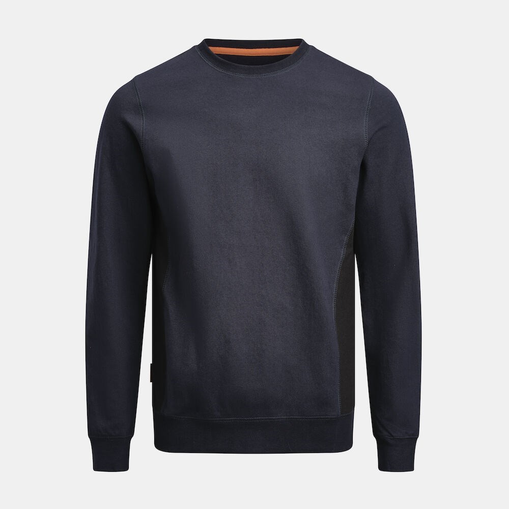 Jobman - 5402 Roundneck Sweatshirt Navy/Zwart M