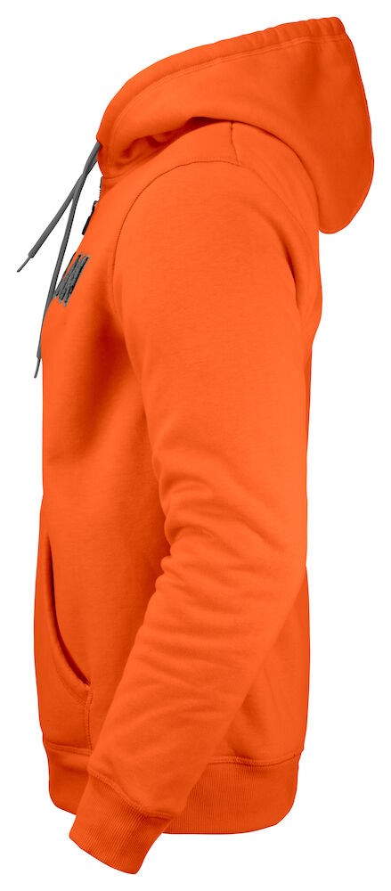 Jobman - 5154 Vintage Hoodie Lined Oranje/Donkergrijs M