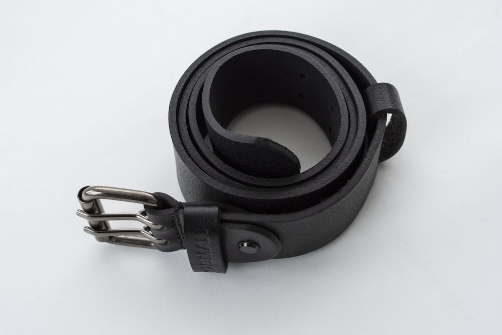 Jobman - 9307 Leather belt Zwart 90 cm