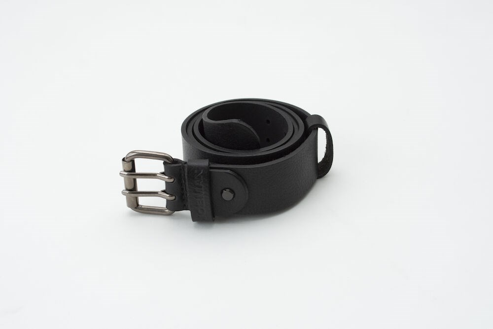 Jobman - 9307 Leather belt Zwart 90 cm