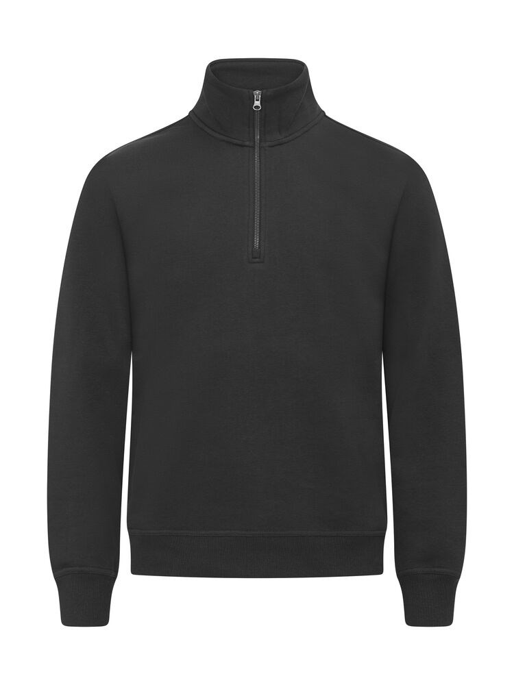 Clique - Miami Half Zip Dark Navy XS - Zwart