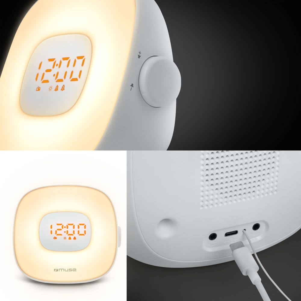 ML-198 | Muse wake up light FM radio