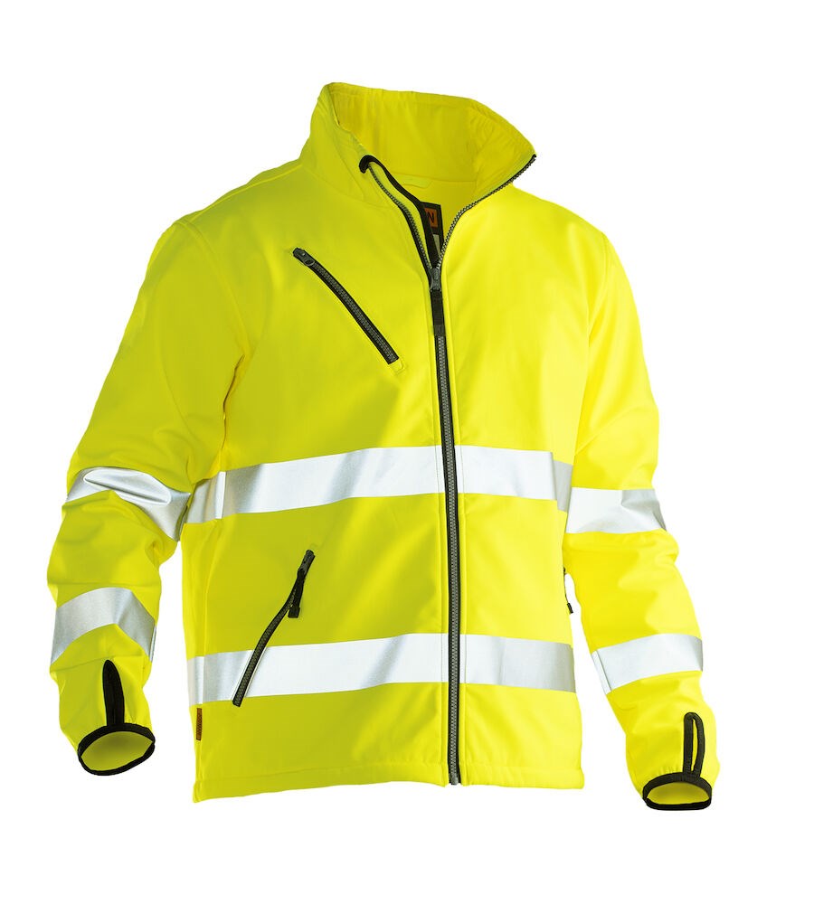 Jobman - 1202 Hi-Vis Softshell Jacket Geel S