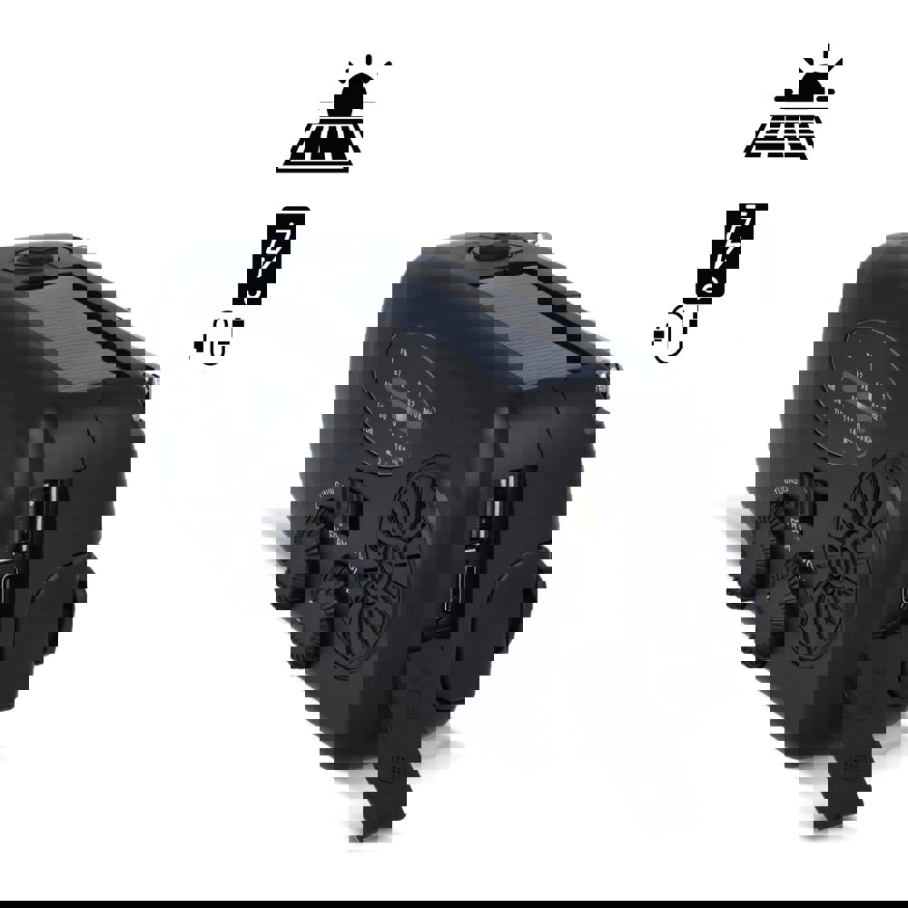 SafeSound Noodradio met Zonne-energie en Opwindbaar