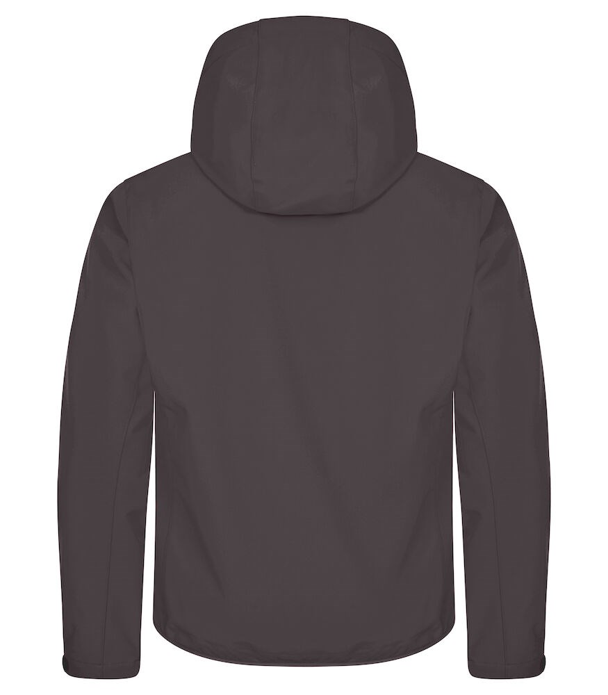 Clique - Classic Softshell Hoody Donkergrijs 3XL